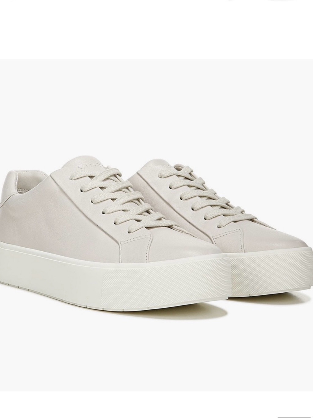 Vince Women's Benfield Leather Sneakers Size 7.5